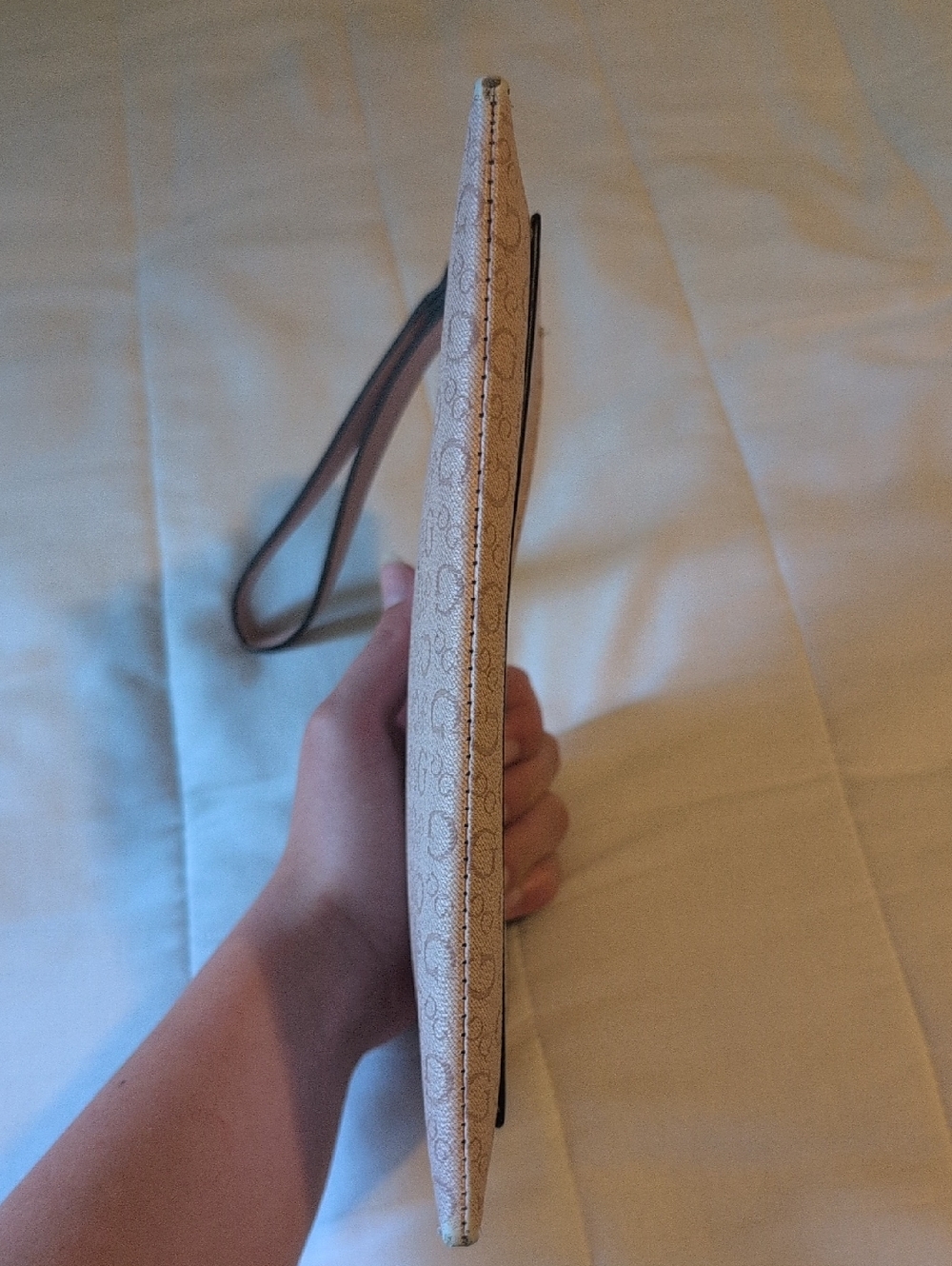 Guess Pink Signature Logo Wristlet - Picture 7 of 7